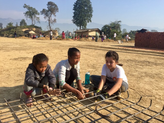 ella-working-with-village-girls