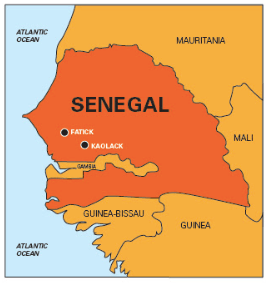 Senegal map