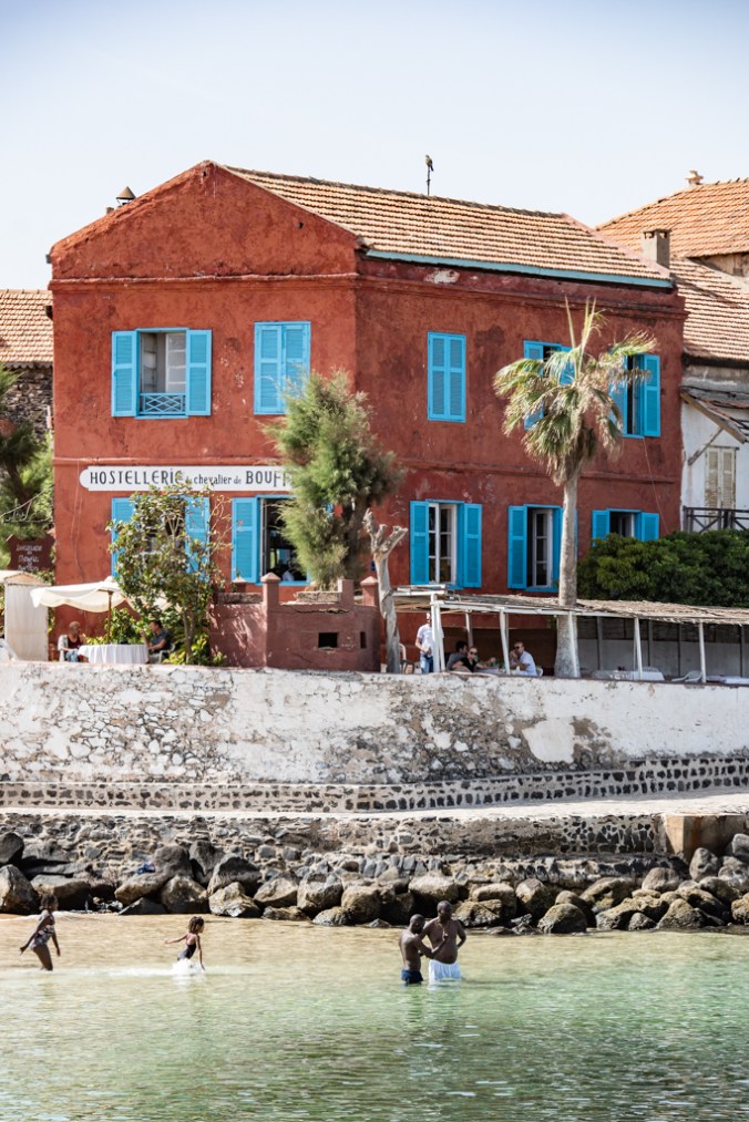 Goree beach with hostell